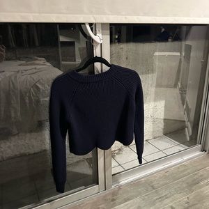 Aritzia Navy Sweater
